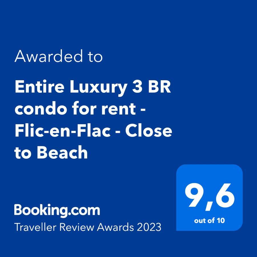 Entire Luxury 3 Bedroom Condo For Rent - Flic-En-Flac - Close To Beach 외부 사진